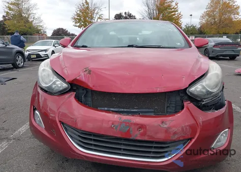 2013 Hyundai Elantra Limited из США, поврежденный, VIN KMHDH4AE1DU947697